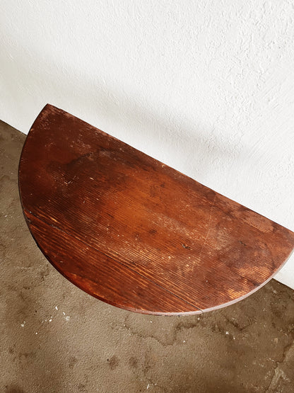 Antique Demilune Table