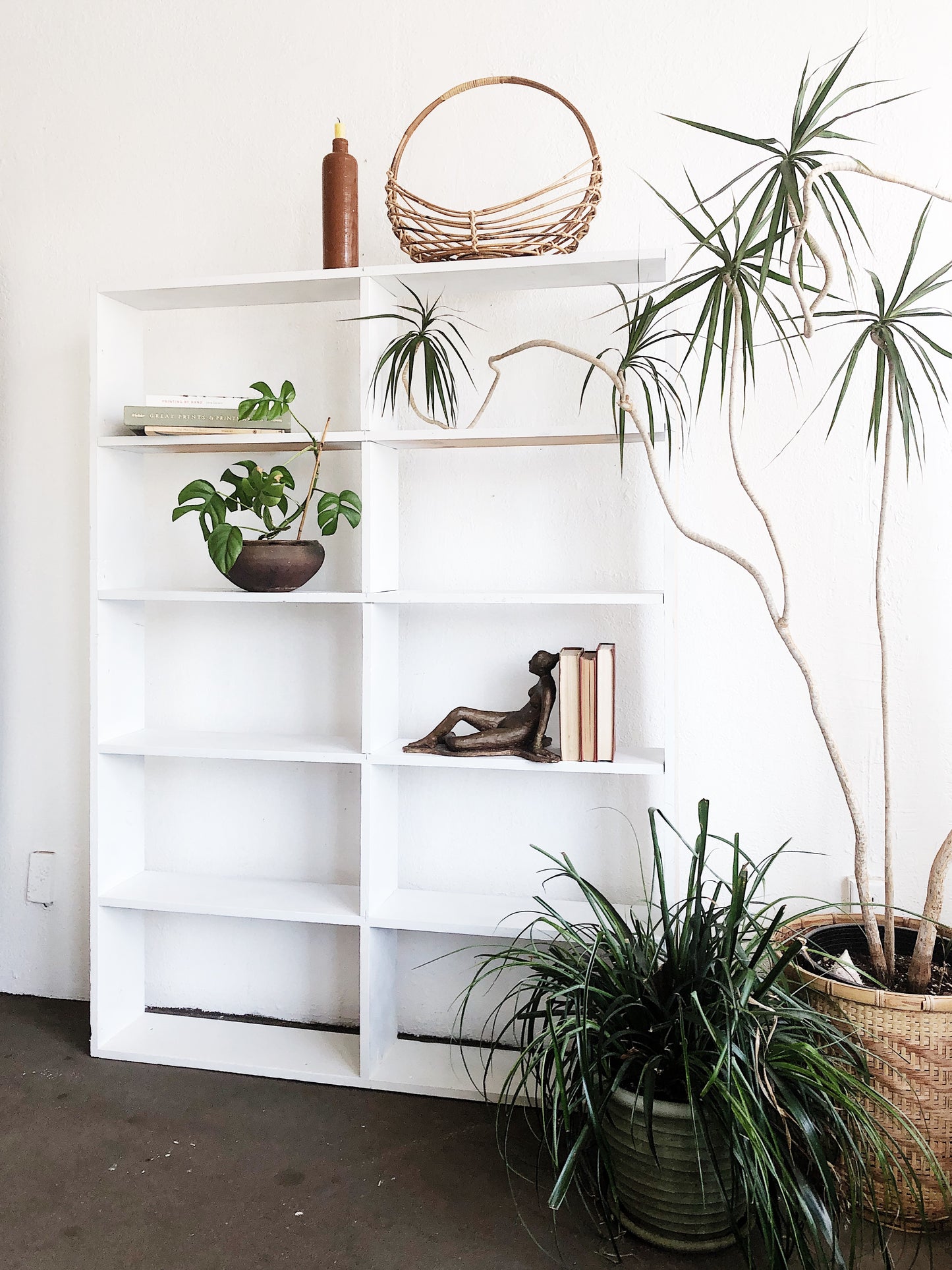 Vintage Handmade Cubby Shelf