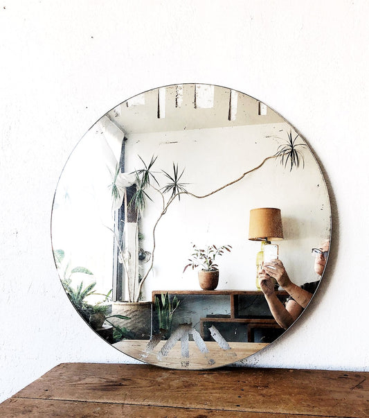 Vintage Round Mirror