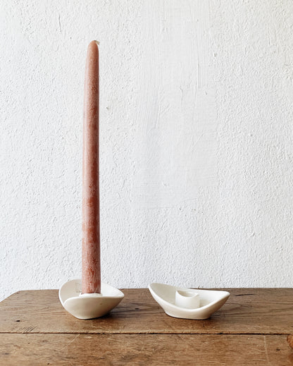 Vintage Ceramic Candle Holders
