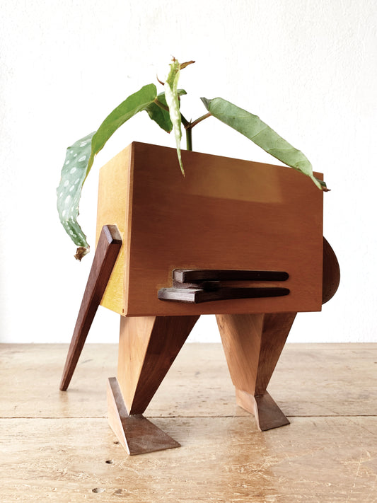 Handmade Wood Sculptural Box