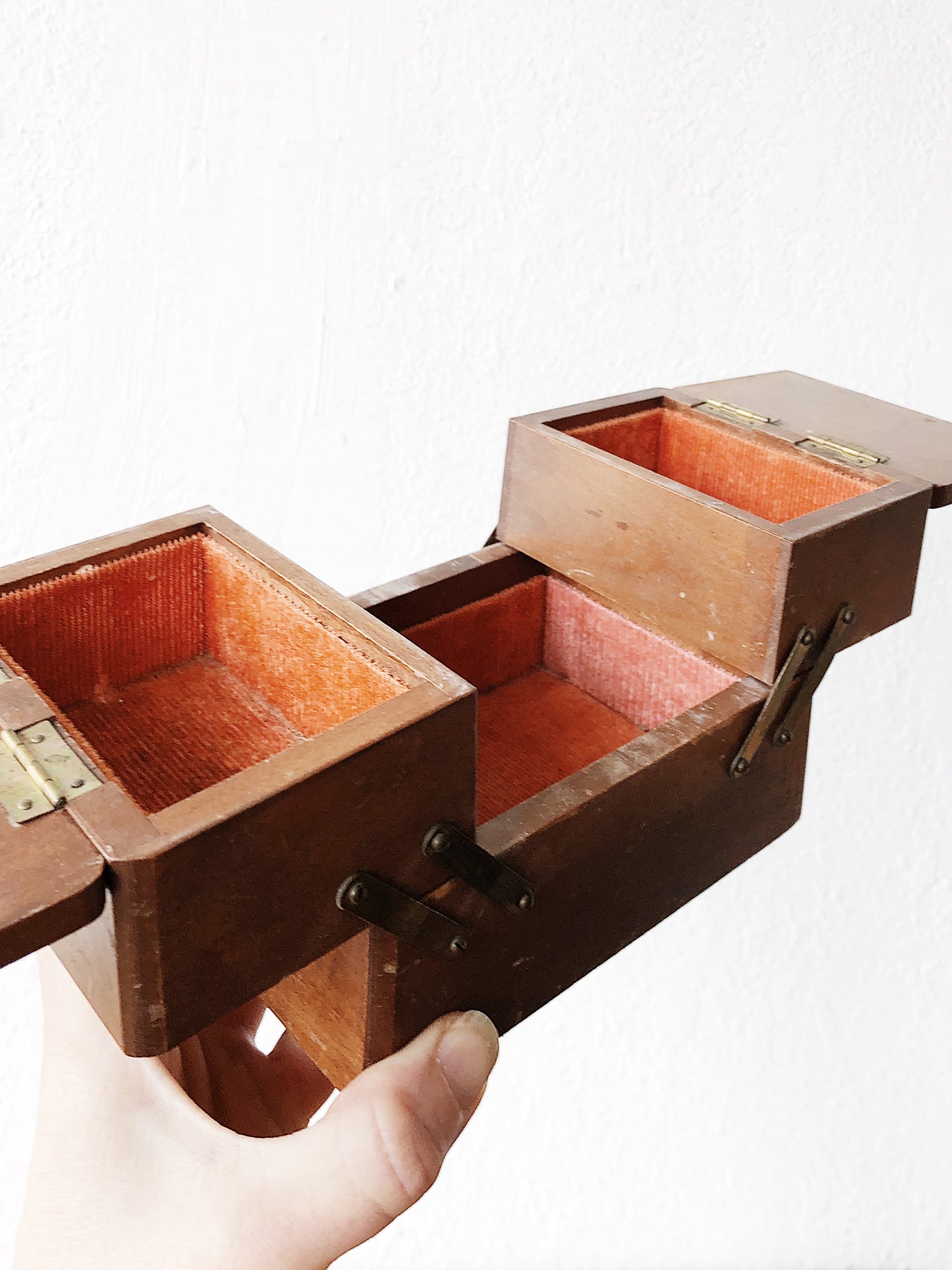 Antique Expanding Notions Box