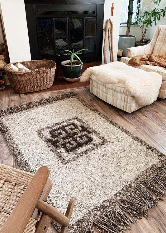 Mid Century Wool Rug