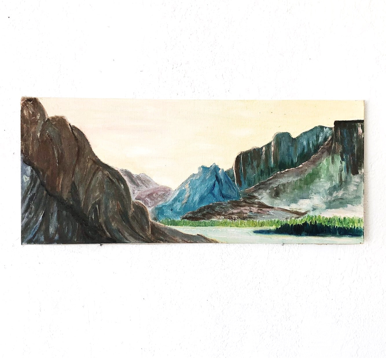 Oblong Landscape on Board