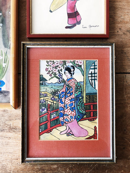 Original Vintage Japanese Painting