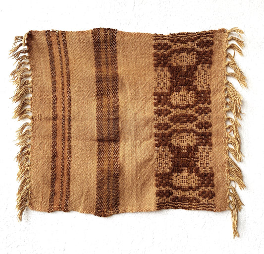 Vintage Woven Textile Fiber Art