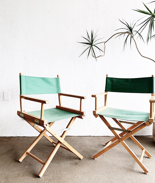 Vintage Folding Directors Chair (pair)