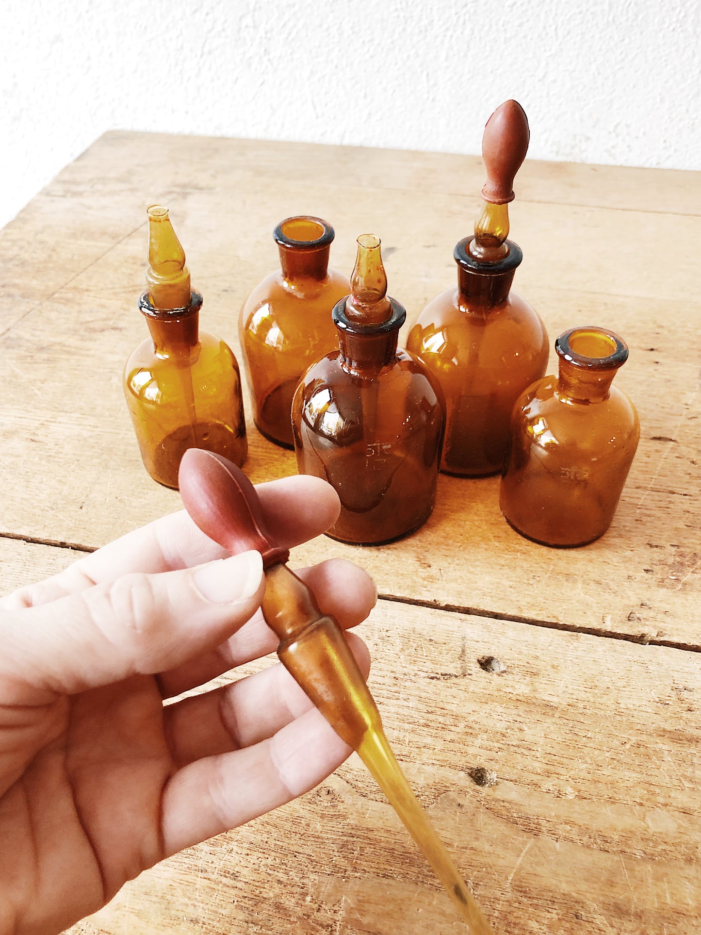 Antique Apothecary Bottles from the Original Kiehl’s Pharmacy NYC