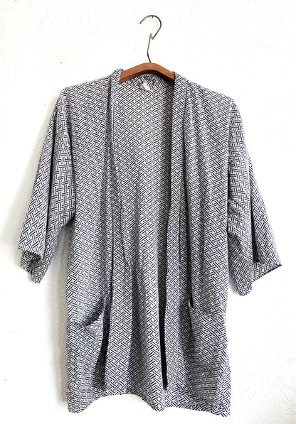 Vintage Cotton Open Yukata Japan