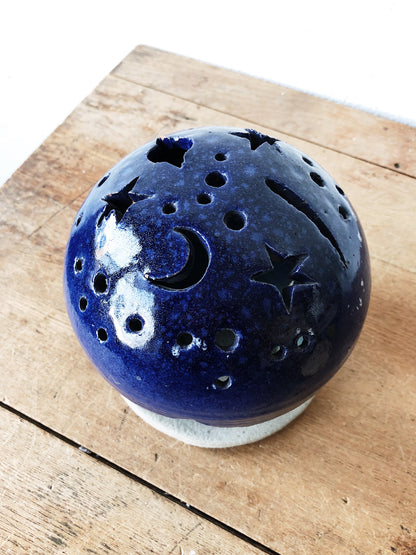 Handmade Ceramic Galaxy Luminary