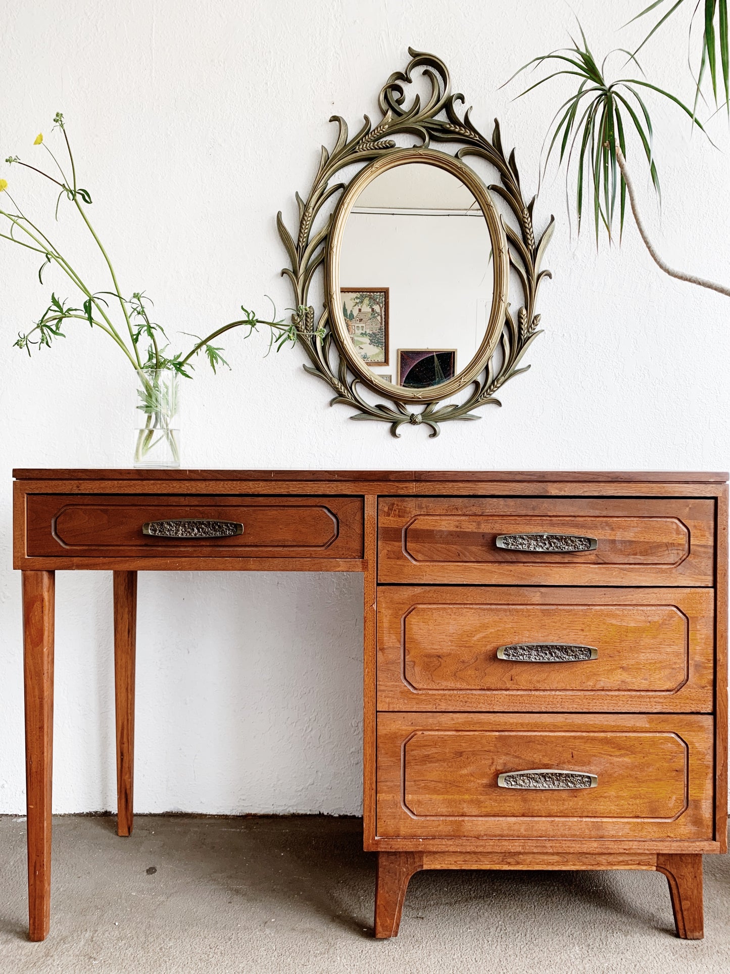 Mid Century Wood Desk
