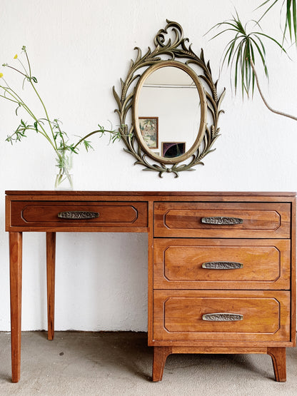 Mid Century Wood Desk