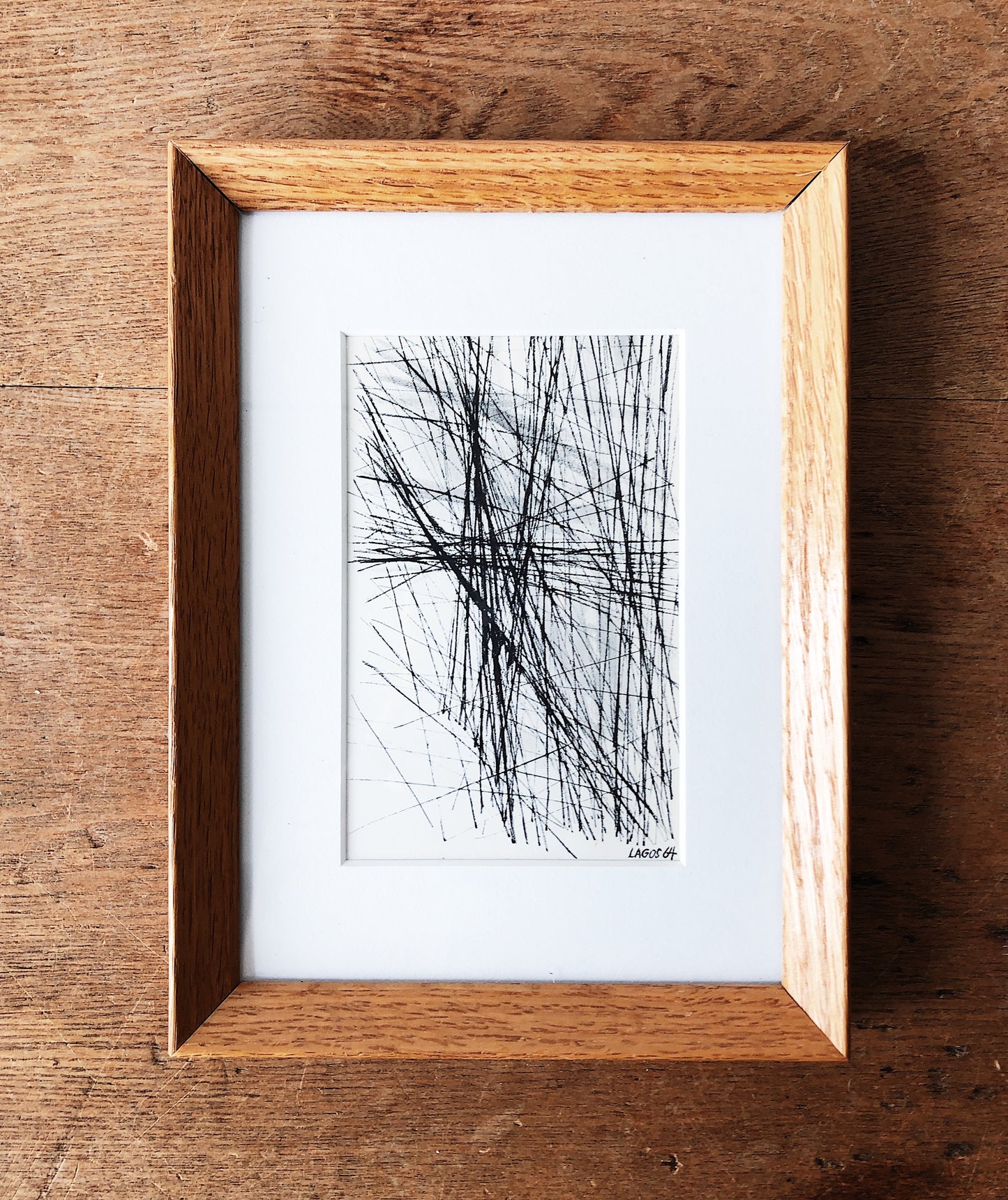 Vintage Mid Century Framed Lithograph