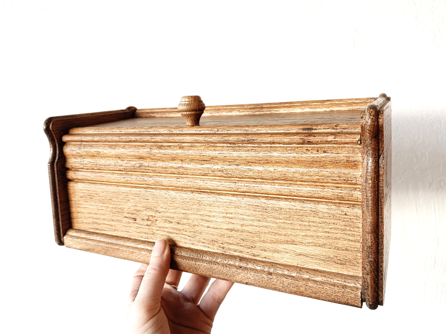 Vintage Wood Desk Organizer