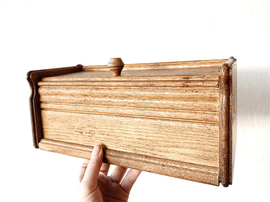 Vintage Wood Desk Organizer