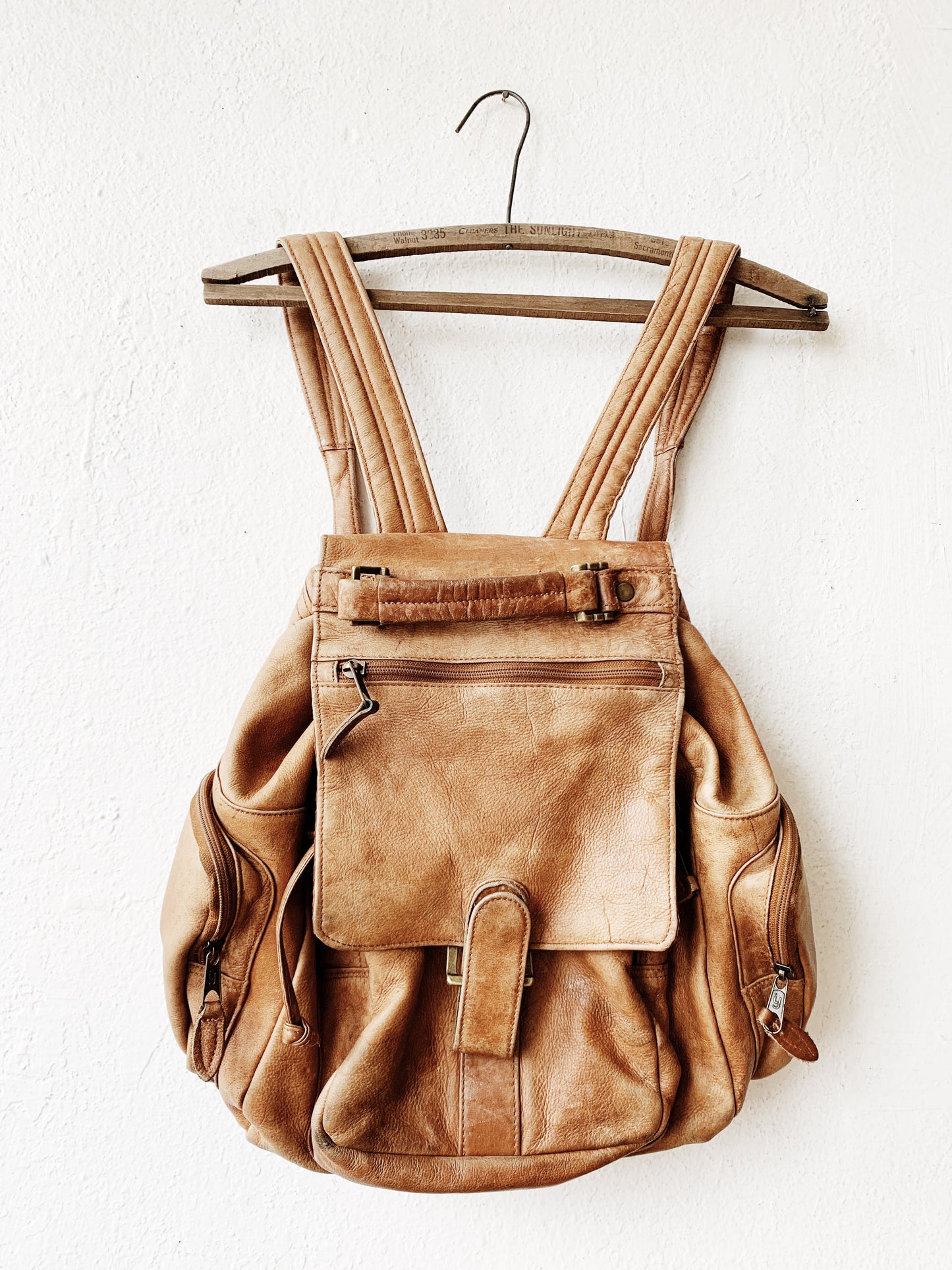 Vintage Leather Backpack