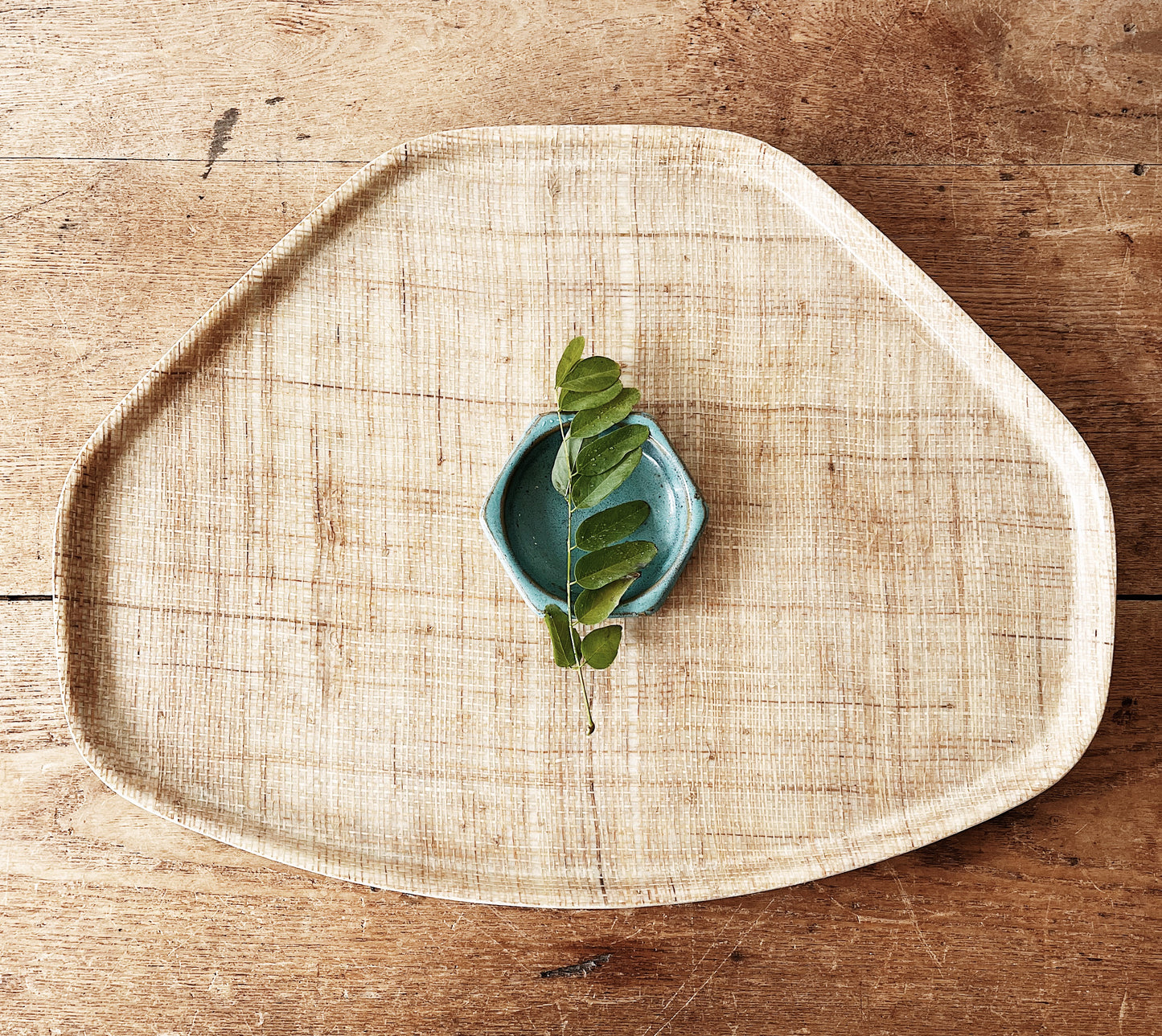 Large Vintage Melamine Tray