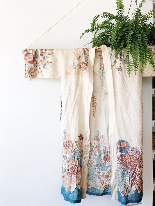 Vintage Silk Kimono