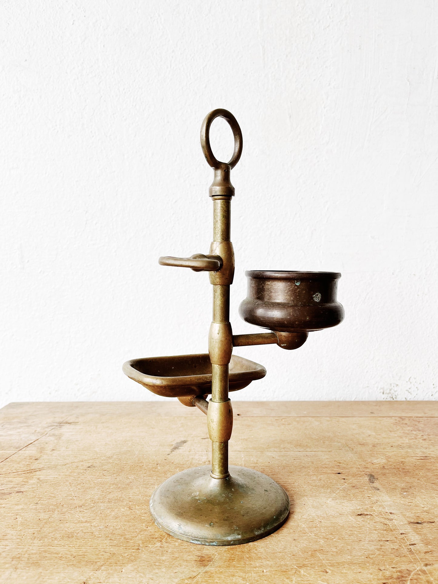 Vintage Brass Shaving Stand