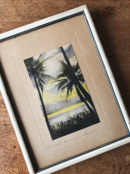 Vintage Hand Tinted Photo