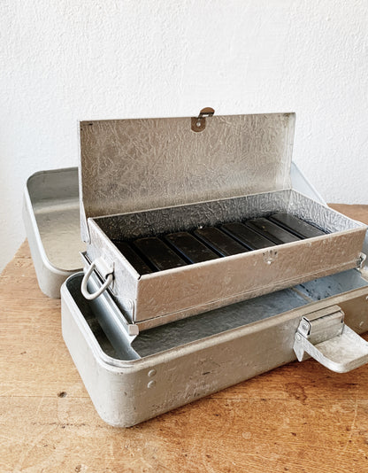 Vintage Aluminum Tackle/Art Supplies Box