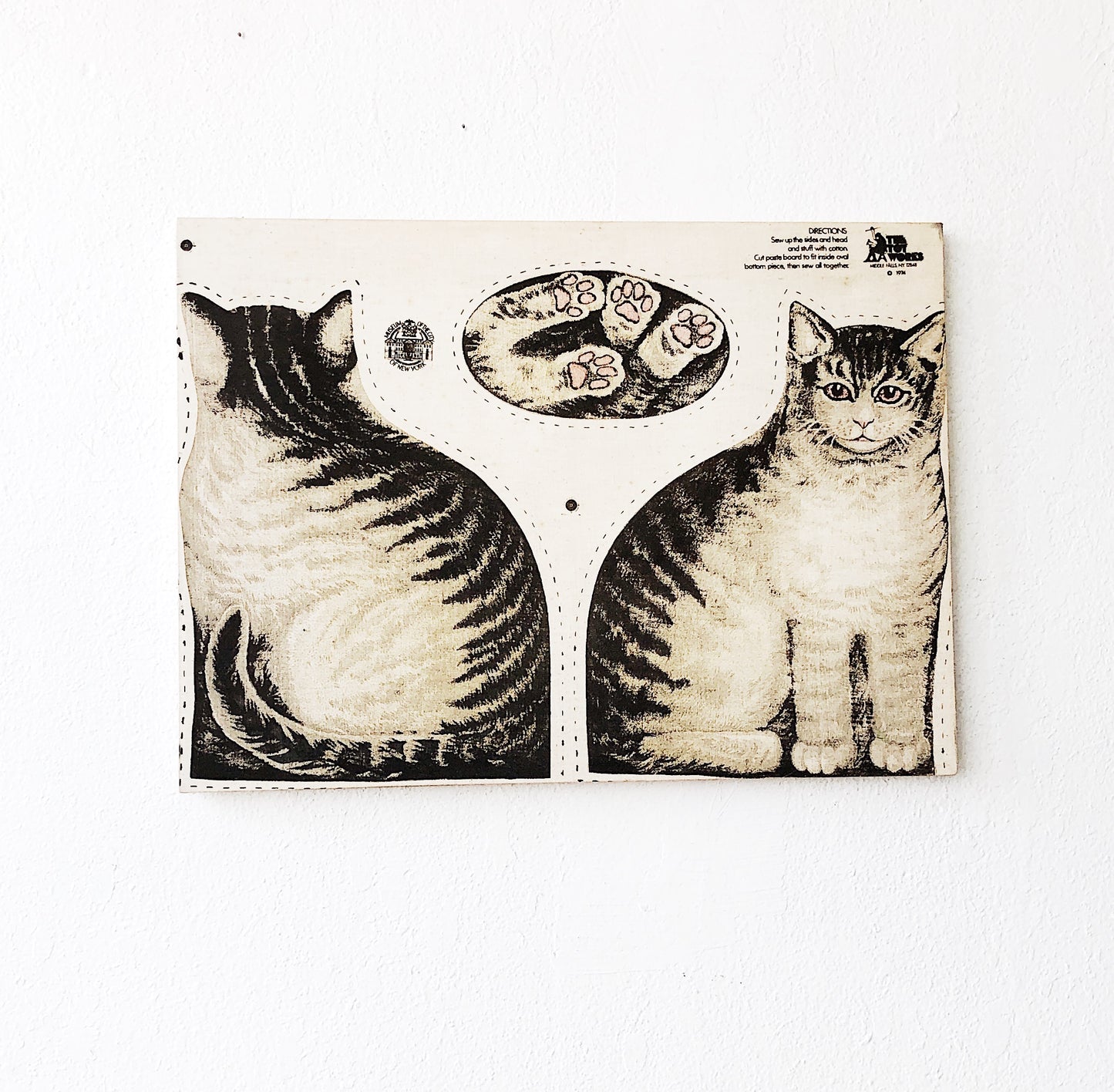 Vintage Cat Canvas Artwork