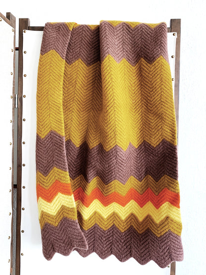 Wool Crochet Lap Blanket