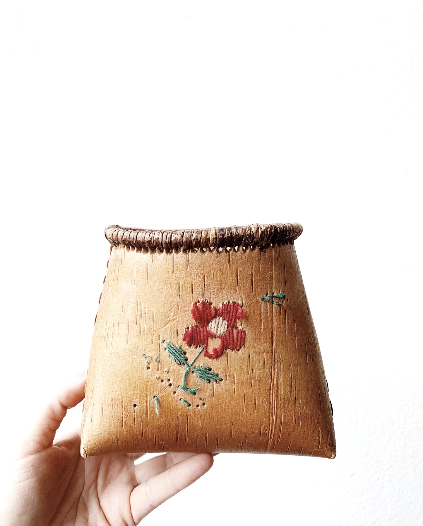 Vintage Bark Basket