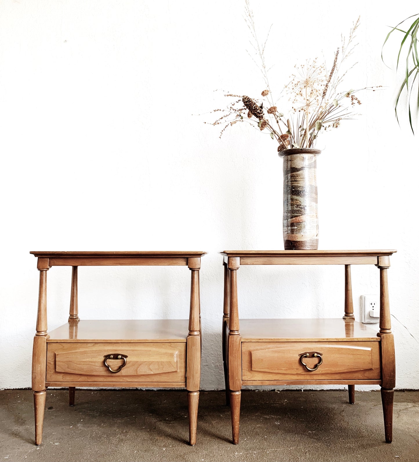 Heywood Wakefield Vintage Solid Maple  End Table