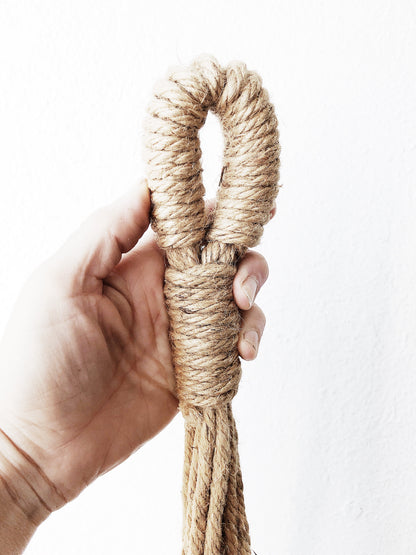 Vintage Macramé with Clay Pot