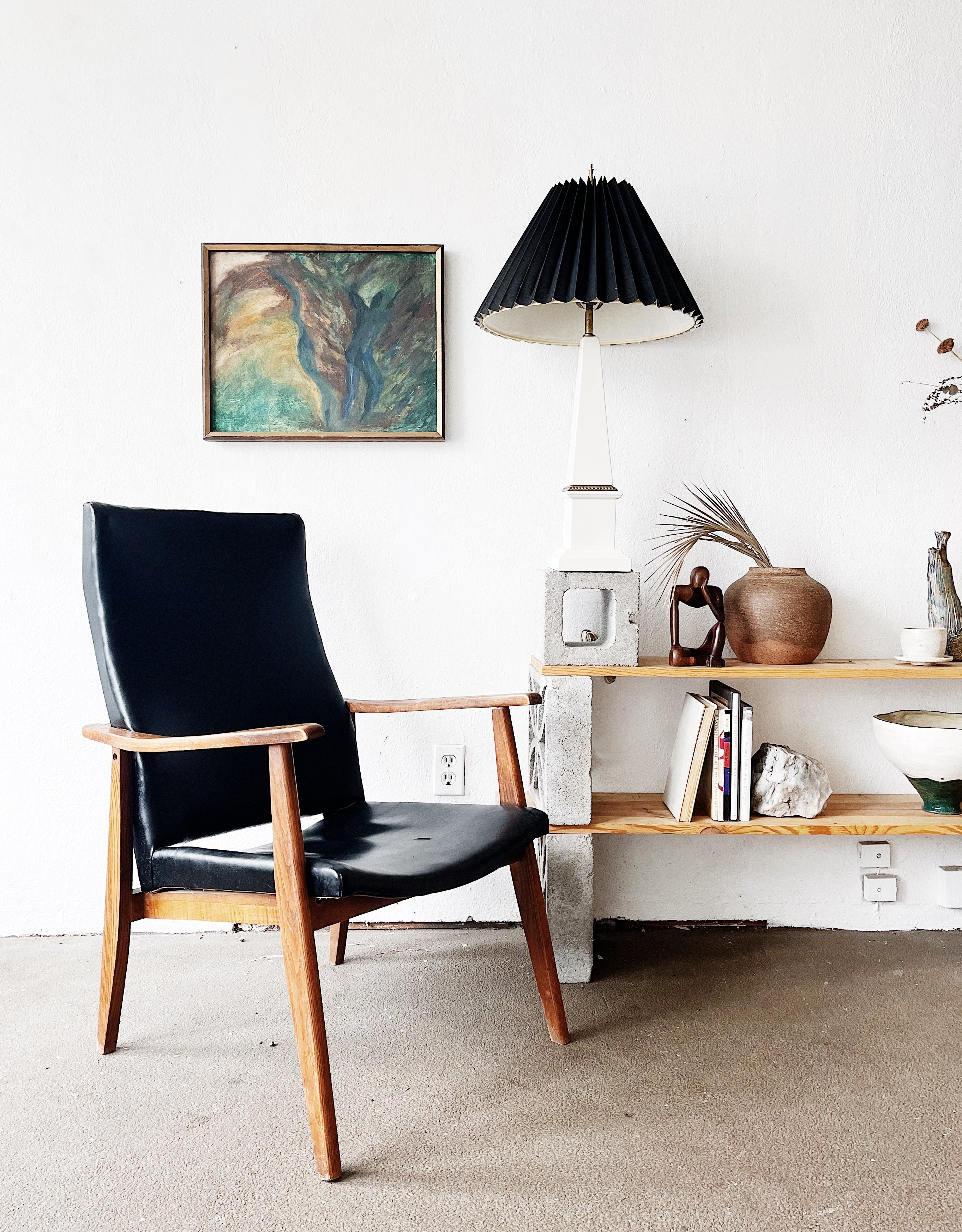 RESERVED Mid Century Lounge Chair - Thumbnail 3