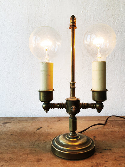 Antique 1920s Banker’s Lamp