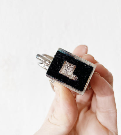 Vintage Dansk Modernist Siverplate Elephant