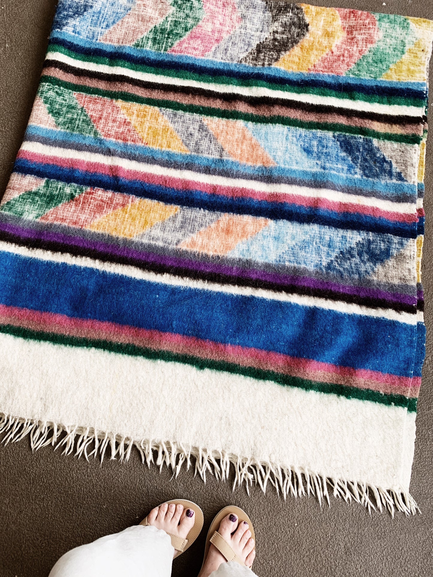 Vintage Wool Rug / Blanket