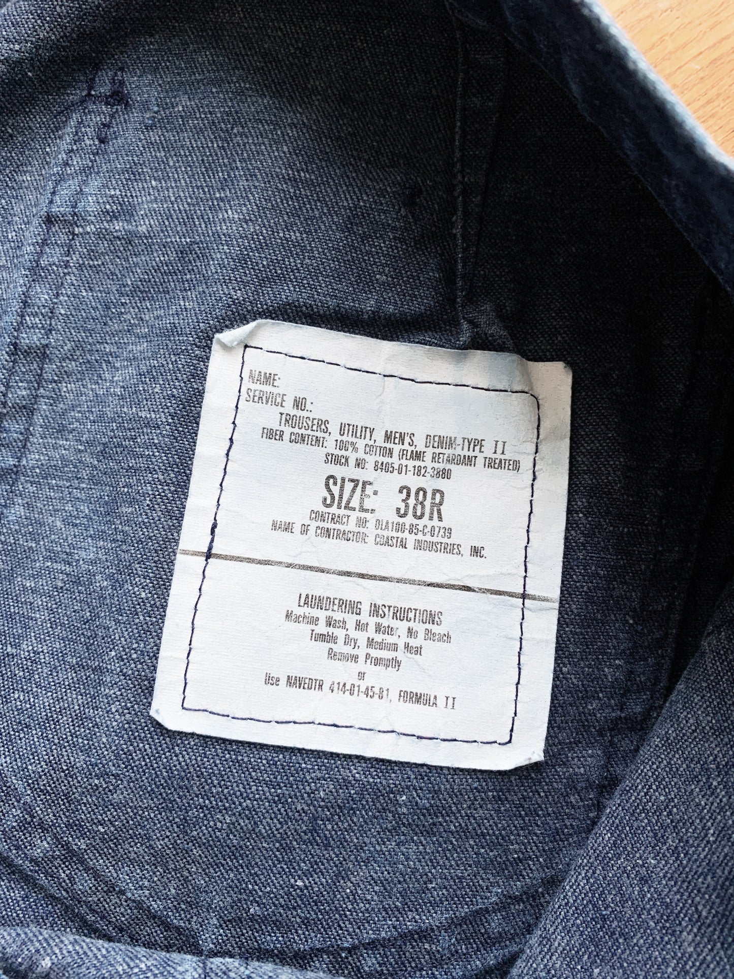 Vintage U.S. Navy Dungarees