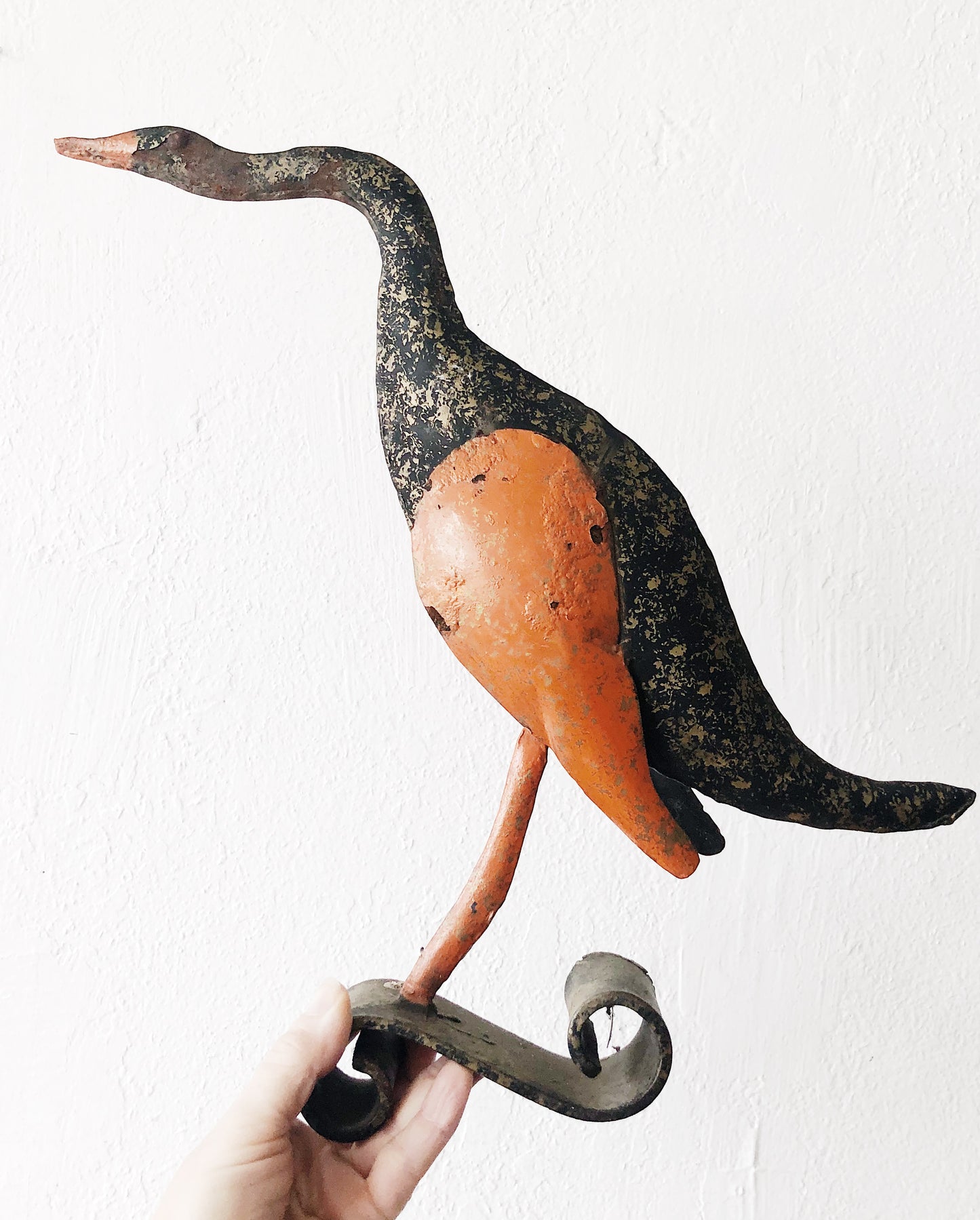 Mid Century Painted Cranes