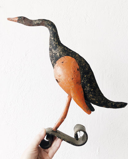 Mid Century Painted Cranes