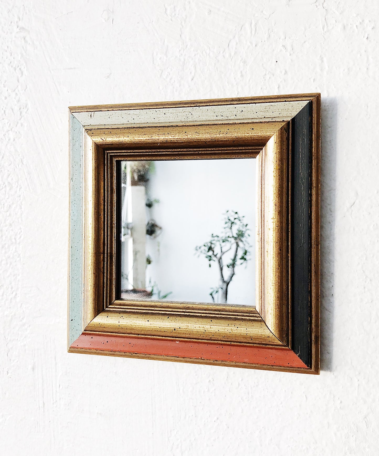 Mid Century Colorblock Mirror