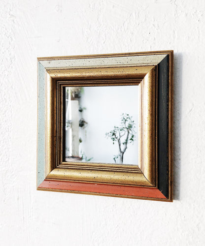 Mid Century Colorblock Mirror
