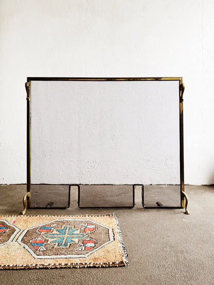 Vintage Fireplace Screen