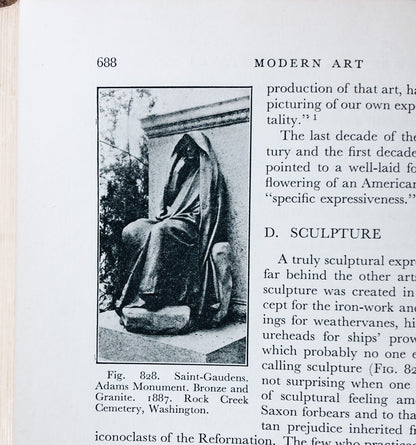 Vintage 1920s Art History Book