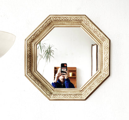 Vintage Octagonal Mirror