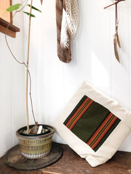 Vintage Blanket Inset Pillow