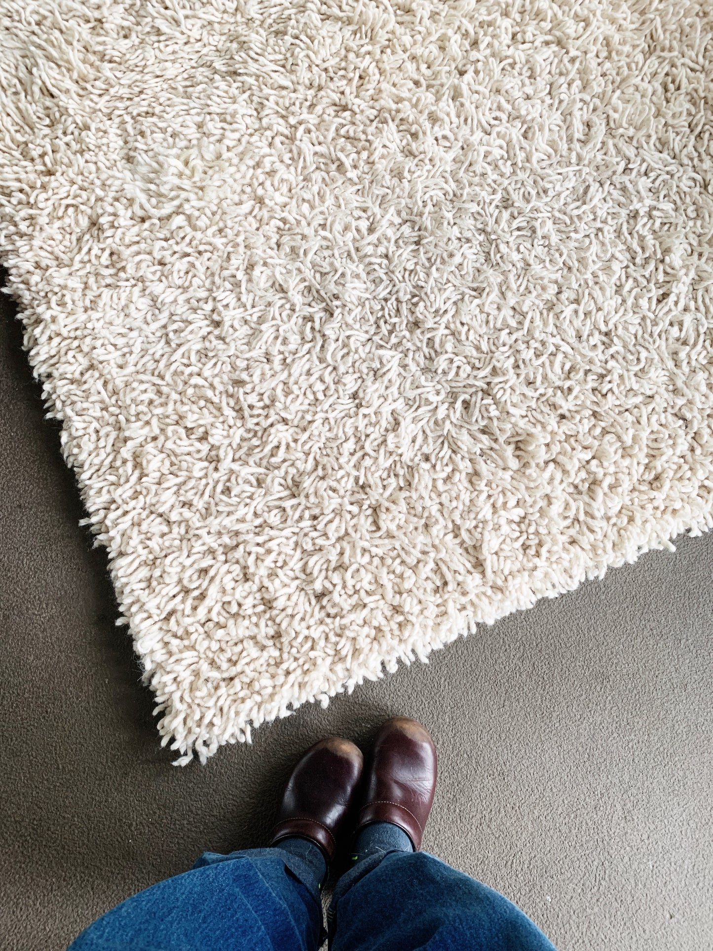 Wool Shag Area Rug