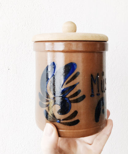 Vintage Stoneware Canister