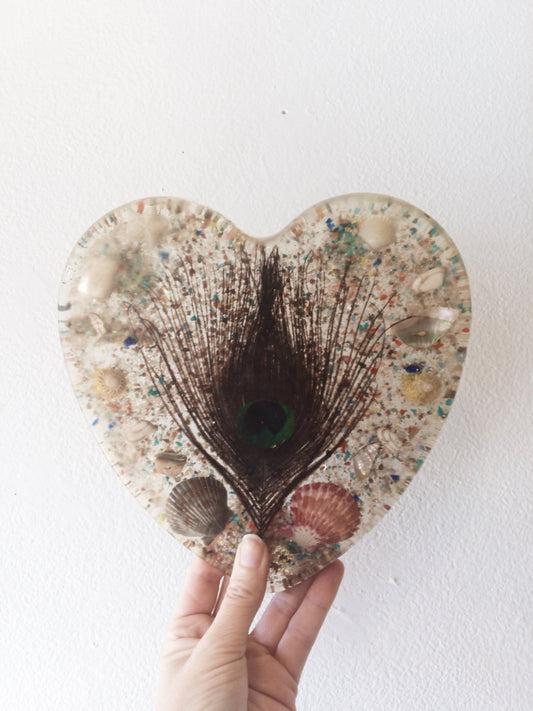 Vintage Resin Heart