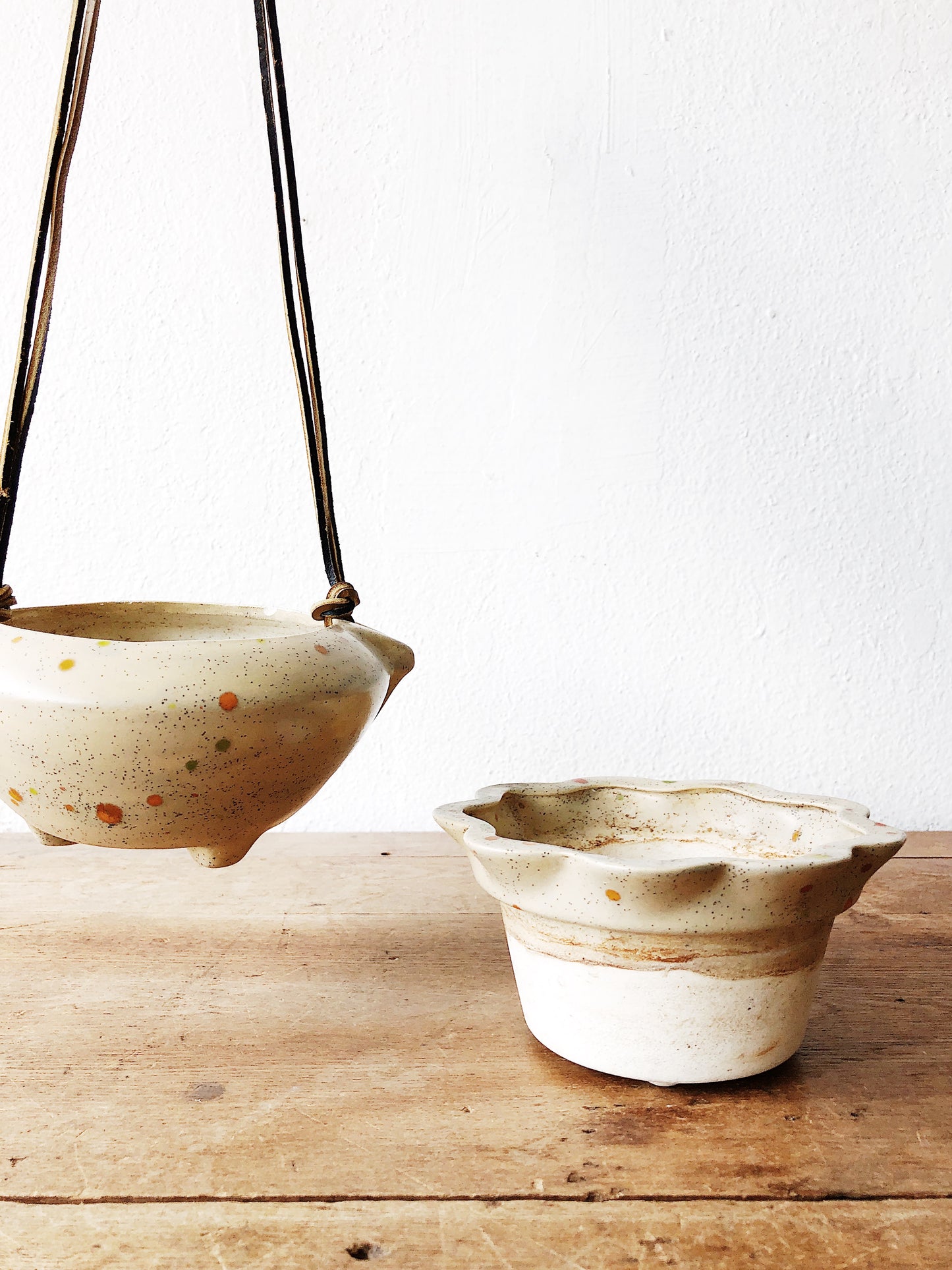 Vintage Confetti Pot