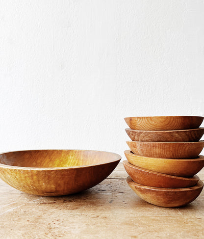 Primitive Wood Salad Set