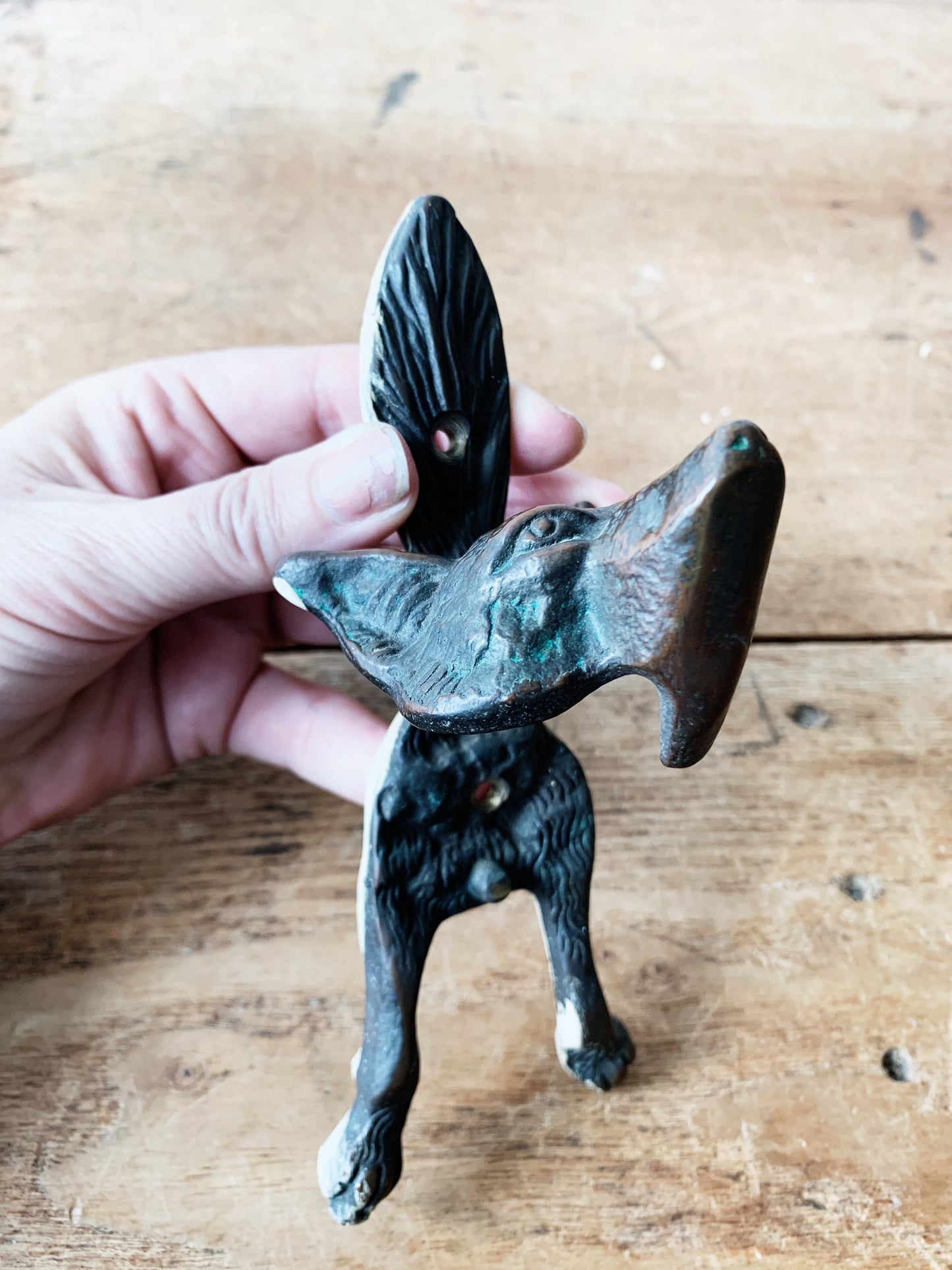 Brass Fox Doorknocker