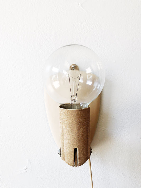 Vintage Enamel Convertible Sconce